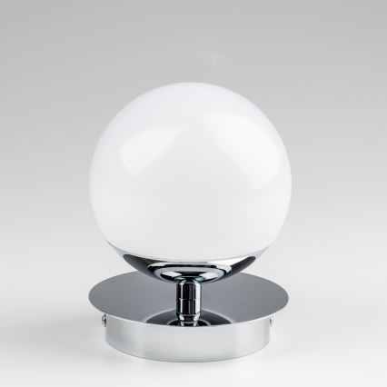 Brilagi - Aplica de perete pentru baie LED BALL, 6W, 230V, 3000/4000/6500K, IP44, crom lucios