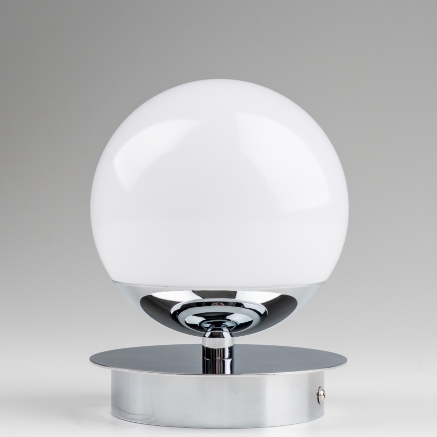 Brilagi - Aplica de perete pentru baie LED BALL, 6W, 230V, 3000/4000/6500K, IP44, crom lucios