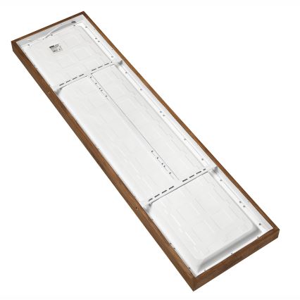 Brilagi - Plafonieră LED pentru baie WOODY FRAME LED/50W/230V 120x30 cm IP44 stejar cireș