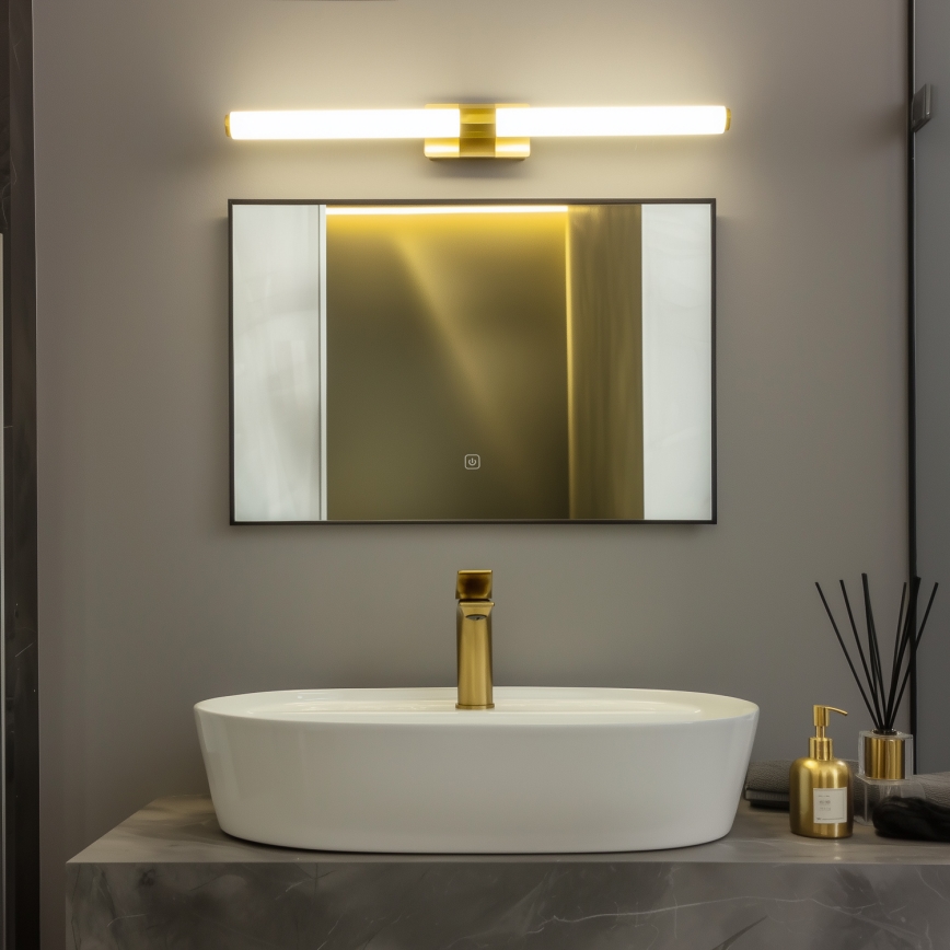 Brilagi - Aplica LED pentru oglindă de baie DIANA, 10 W, 230 V, 60 cm, IP44, negru