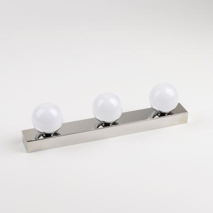Brilagi - Aplica LED pentru oglindă de baie HOLLYWOOD 3xLED/3W/230V 39 cm IP44 crom lucios