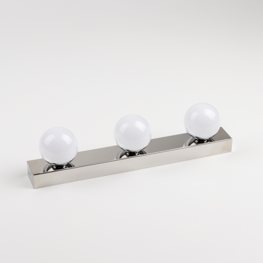 Brilagi - Aplica LED pentru oglindă de baie HOLLYWOOD 3xLED/3W/230V 39 cm IP44 crom lucios