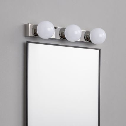 Brilagi - Aplica LED pentru oglindă de baie HOLLYWOOD 3xLED/3W/230V 39 cm IP44 crom lucios