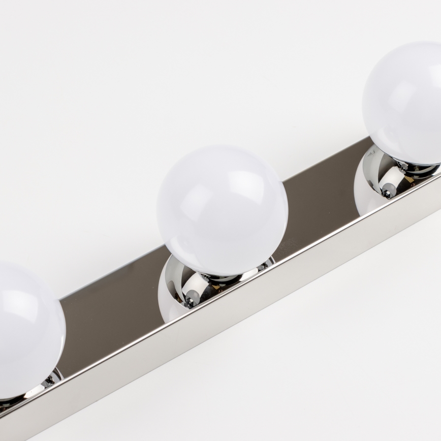 Brilagi - Aplica LED pentru oglindă de baie HOLLYWOOD 3xLED/3W/230V 39 cm IP44 crom lucios