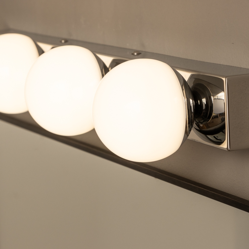 Brilagi - Aplica LED pentru oglindă de baie HOLLYWOOD 4xLED/3W/230V 53 cm IP44 crom lucios