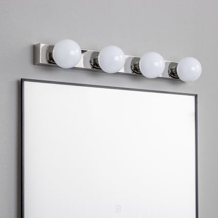Brilagi - Aplica LED pentru oglindă de baie HOLLYWOOD 4xLED/3W/230V 53 cm IP44 crom lucios