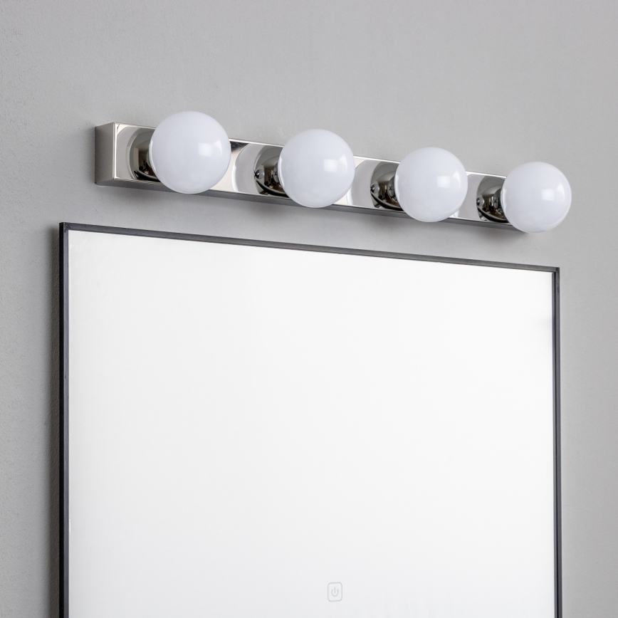 Brilagi - Aplica LED pentru oglindă de baie HOLLYWOOD 4xLED/3W/230V 53 cm IP44 crom lucios