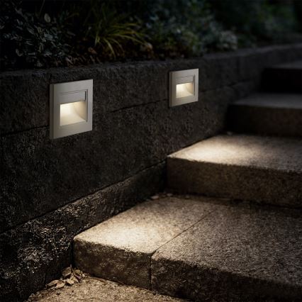 Brilagi - Aplică LED pentru scări STEP LIGHT LED/1,5W/230V IP44 albă