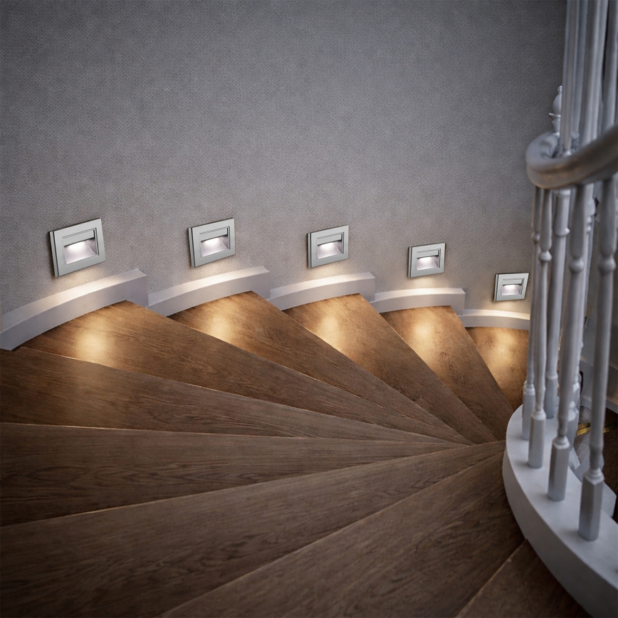 Brilagi - Aplică LED pentru scări STEP LIGHT LED/1,5W/230V IP44 antracit