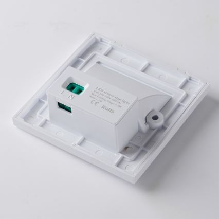 Brilagi - Aplica LED pentru scară STEP LIGHT, cu senzor, 1,5 W, 230 V, IP44, albă