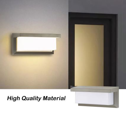 Brilagi - Aplica LED dimmabilă de exterior BRICKY 1xE27/6W/230V 2700-6500K IP54 gri