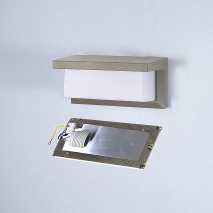 Brilagi - Aplica LED dimmabilă de exterior BRICKY 1xE27/6W/230V 2700-6500K IP54 gri