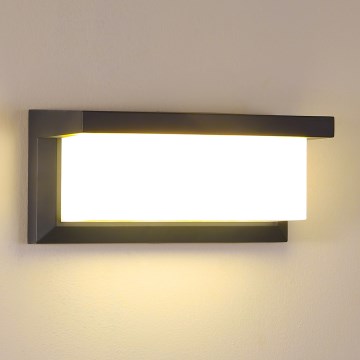 Brilagi - Aplică LED reglabilă de perete pentru exterior BRICKY 1xE27/6W/230V 2700-6500K IP54 antracit