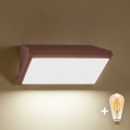 Brilagi - Aplică LED reglabilă de perete pentru exterior TRIANGLE 1xE27/6W/230V 2700-6500K IP65 maro