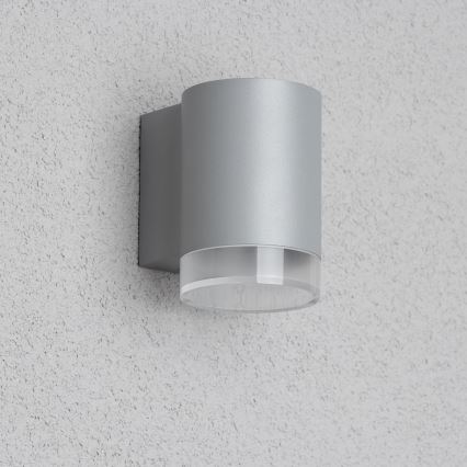 Brilagi - Aplica LED RGBW reglabilă de exterior MATERA 1xGU10/4,8W/230V 3000K IP54 gri + telecomandă