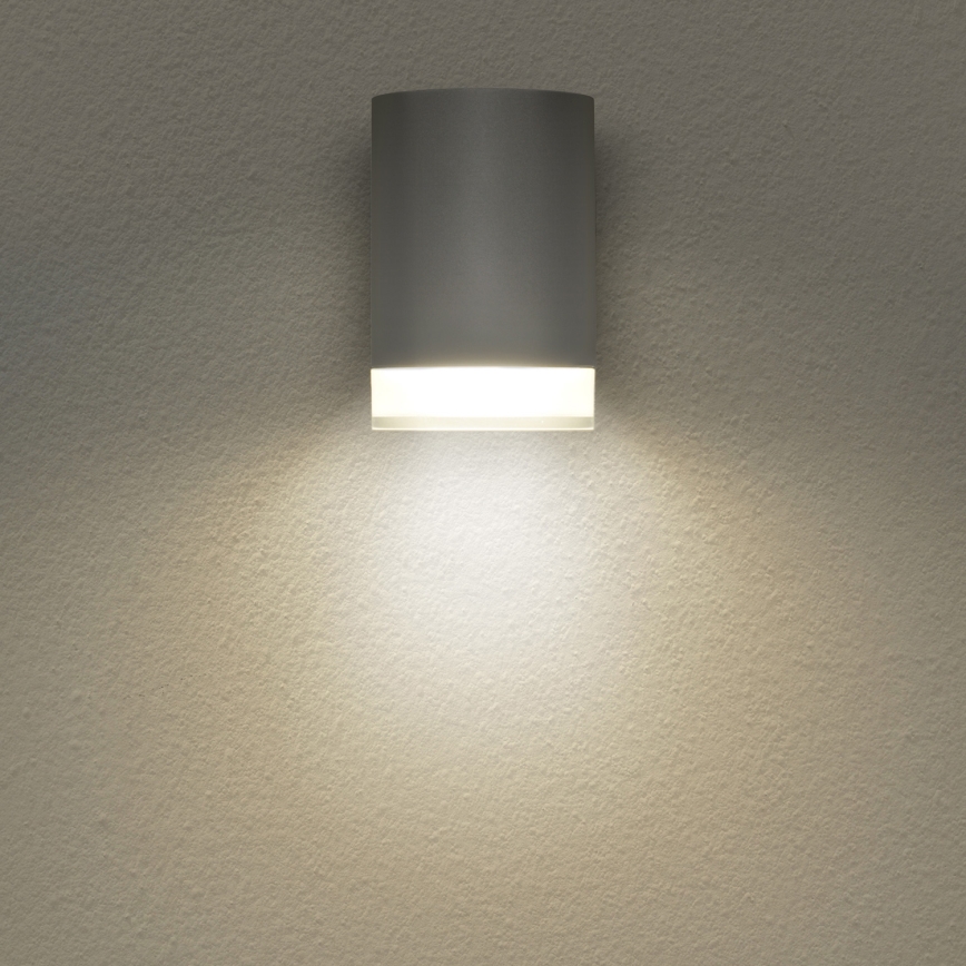 Brilagi - Aplica LED RGBW reglabilă de exterior MATERA 1xGU10/4,8W/230V 3000K IP54 gri + telecomandă
