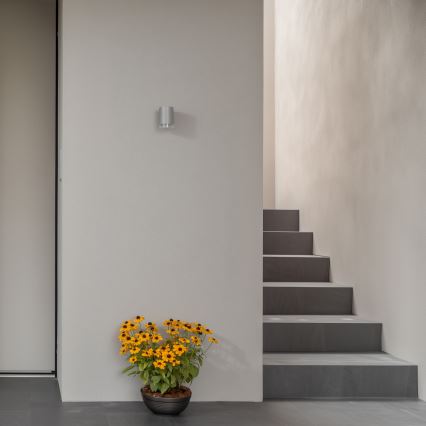 Brilagi - Aplica LED RGBW reglabilă de exterior MATERA 1xGU10/6W/230V 3000K IP54 gri + telecomandă