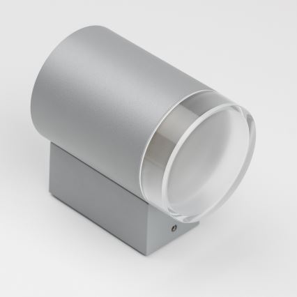 Brilagi - Aplica LED RGBW reglabilă de exterior MATERA 1xGU10/6W/230V 3000K IP54 gri + telecomandă