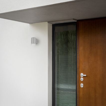 Brilagi - Aplica LED RGBW reglabilă de exterior MATERA 1xGU10/6W/230V 3000K IP54 gri + telecomandă