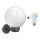 Brilagi - Aplica LED RGBW dimmabilă de exterior HARBOR, 1x E27, 9W, 230V, 2700–6500K, IP33, antracit/alb