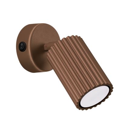 Brilagi - Aplica spot de perete CRESTO 1xGU10/10W/230V, maro