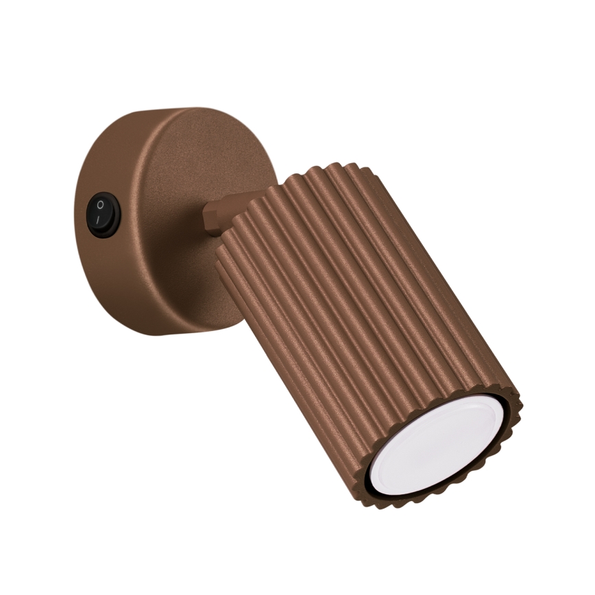 Brilagi - Aplica spot de perete CRESTO 1xGU10/10W/230V, maro