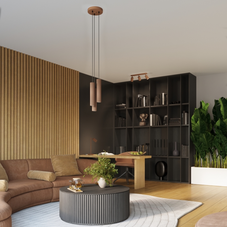 Brilagi - Aplica spot de perete CRESTO 1xGU10/10W/230V, maro