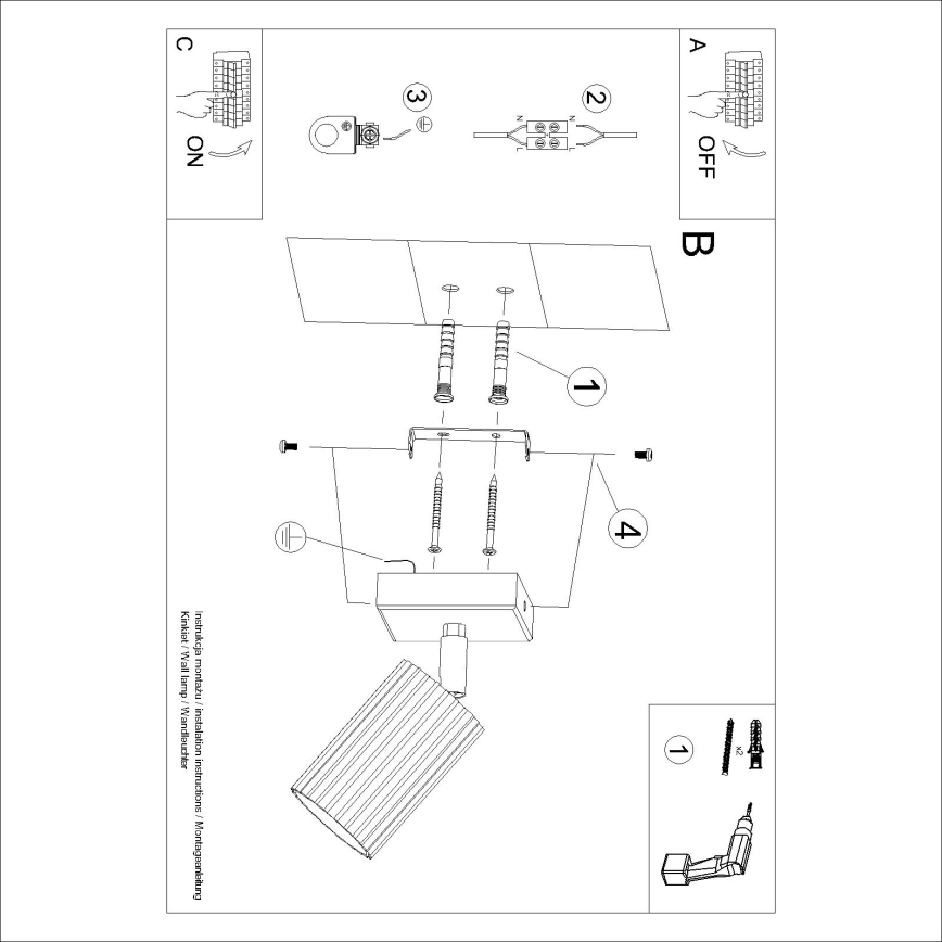 Brilagi - Aplica spot de perete CRESTO 1xGU10/10W/230V roz