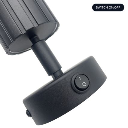 Brilagi - Aplica spot de perete CRISPINA 1xGU10/10W/230V neagră