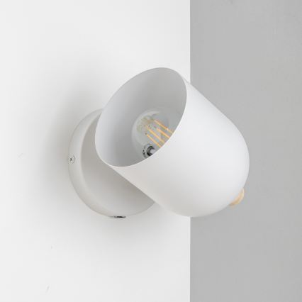Brilagi - Aplică spot de perete GALLION 1xE27/15W/230V albă