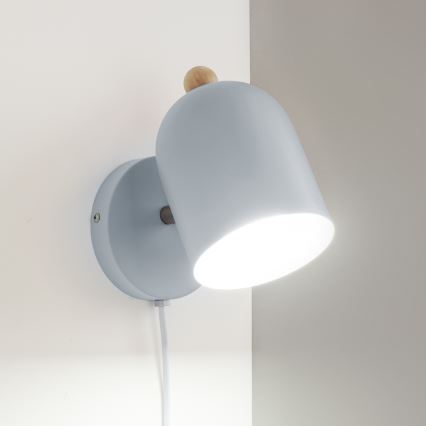 Brilagi - Aplică spot de perete GALLION 1xE27/15W/230V, albastră