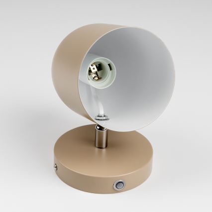Brilagi - Aplica spot de perete GALLION 1xE27/15W/230V bej