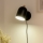 Brilagi - Aplică spot de perete GALLION 1xE27/15W/230V neagră