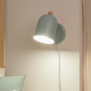 Brilagi - Aplica spot de perete GALLION 1xE27/15W/230V verde