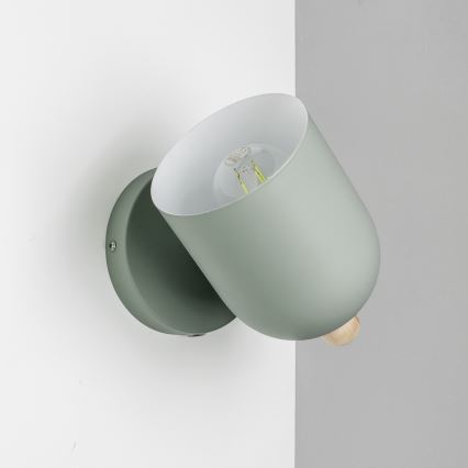 Brilagi - Aplica spot de perete GALLION 1xE27/15W/230V verde