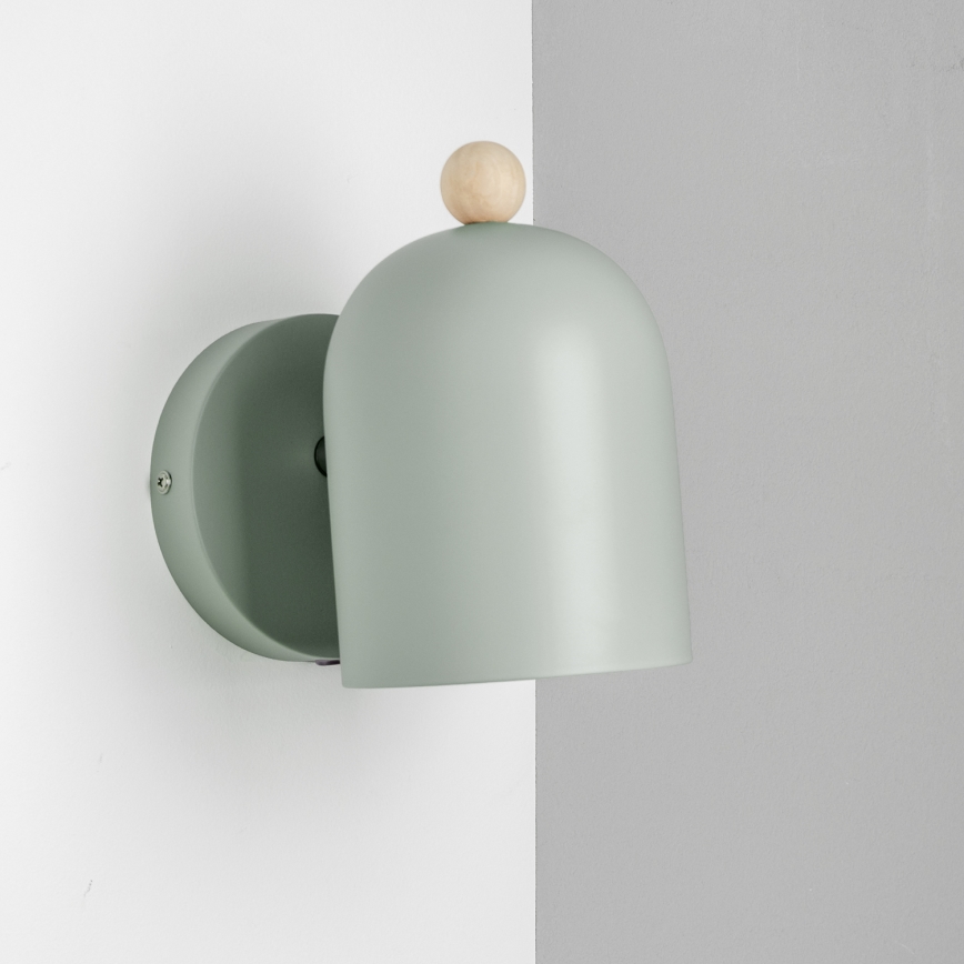 Brilagi - Aplica spot de perete GALLION 1xE27/15W/230V verde