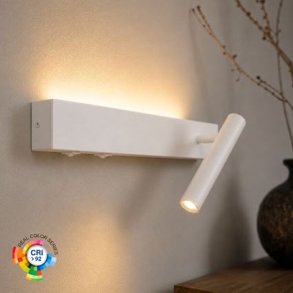 BRILAGI - Aplica spot de perete LED ARLIX LED/3W/230V + LED/7W, albă, CRI 90