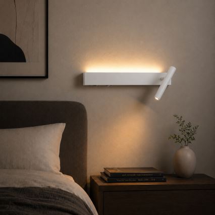BRILAGI - Aplica spot de perete LED ARLIX LED/3W/230V + LED/7W, albă, CRI 90