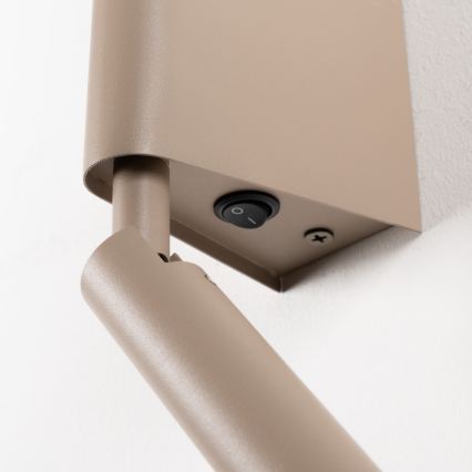 BRILAGI - Aplică spot de perete LED VIXON LED/3W/230V + LED/5W bej CRI 90