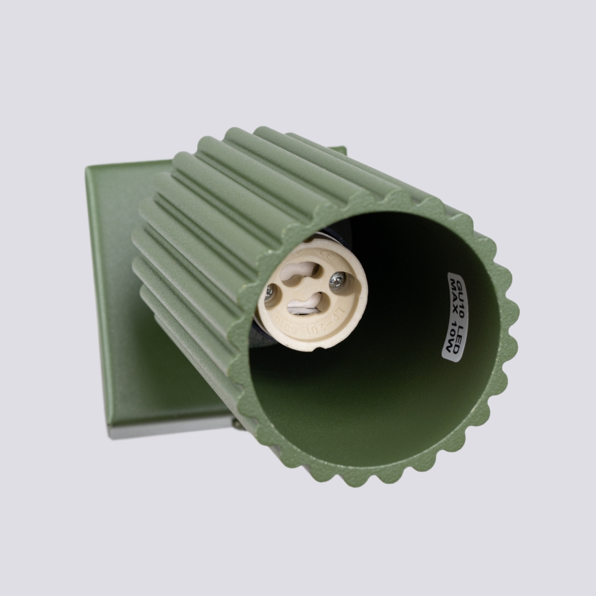 Brilagi - Aplica spot LED de perete CRESTO 1xGU10/10W/230V, verde