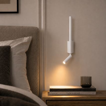 BRILAGI - Aplica spot LED de perete VIXON LED/3W/230V + LED/5W, alb, CRI 90