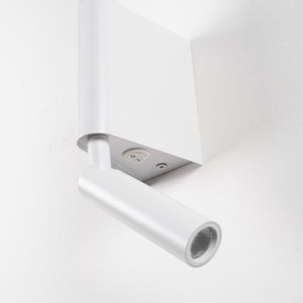BRILAGI - Aplica spot LED de perete VIXON LED/3W/230V + LED/5W, alb, CRI 90