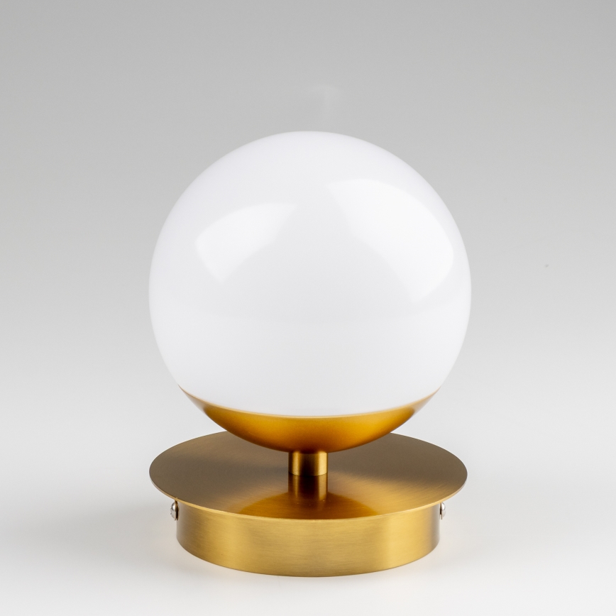 Brilagi - Aplica LED de baie BALL, 6W, 230V, 3000/4000/6500K, IP44, aurie