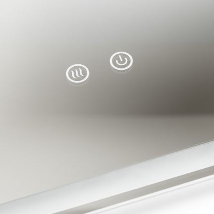 Brilagi - Oglindă LED încălzită pentru baie BELLA, 16W, 230V, 60x60 cm, IP44, CRI 90, reglabilă + CCT