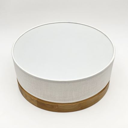 Brilagi - BELLADONNA plafonieră LED, 20W, 230V, Ø 30 cm, alb/stejar