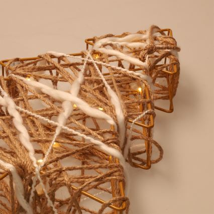 Brilagi - Brăduț decorativ de Crăciun LED, 34x31 cm, alimentare 2xAA