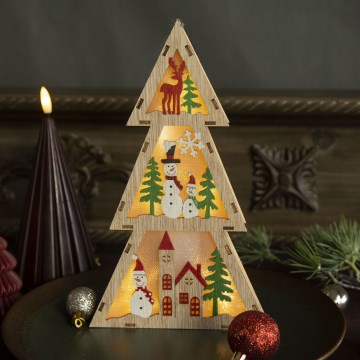 Brilagi - Brăduț LED de Crăciun, 2xAA