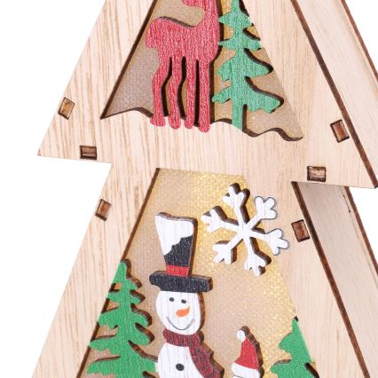 Brilagi - Brăduț LED de Crăciun, 2xAA