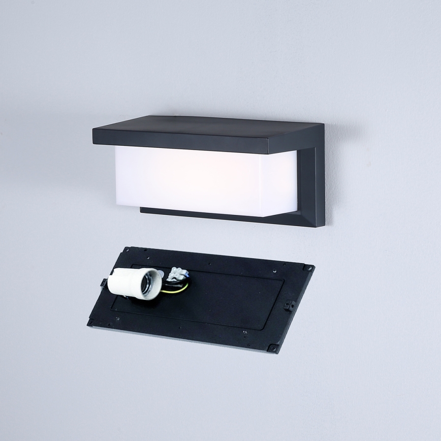 Brilagi - Aplica LED RGBW de exterior BRICKY, reglabilă (compatibilă cu dimmer) 1xE27/9W/230V 2700-6500K antracit IP54
