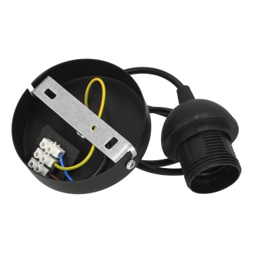 Brilagi - Cablu de alimentare PARTY 1xE27/60W/230V negru